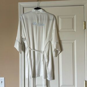 Silky Bridal Robe
